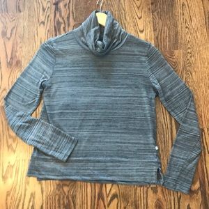 Toad & Co. super cute black and gray turtleneck